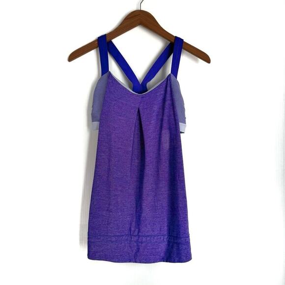 Lululemon rest less tank top with built in sports bra size 8 - Picture 1 of 7